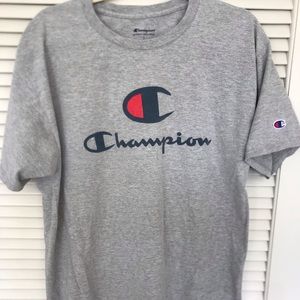 Mens Champion T Shirt Size L